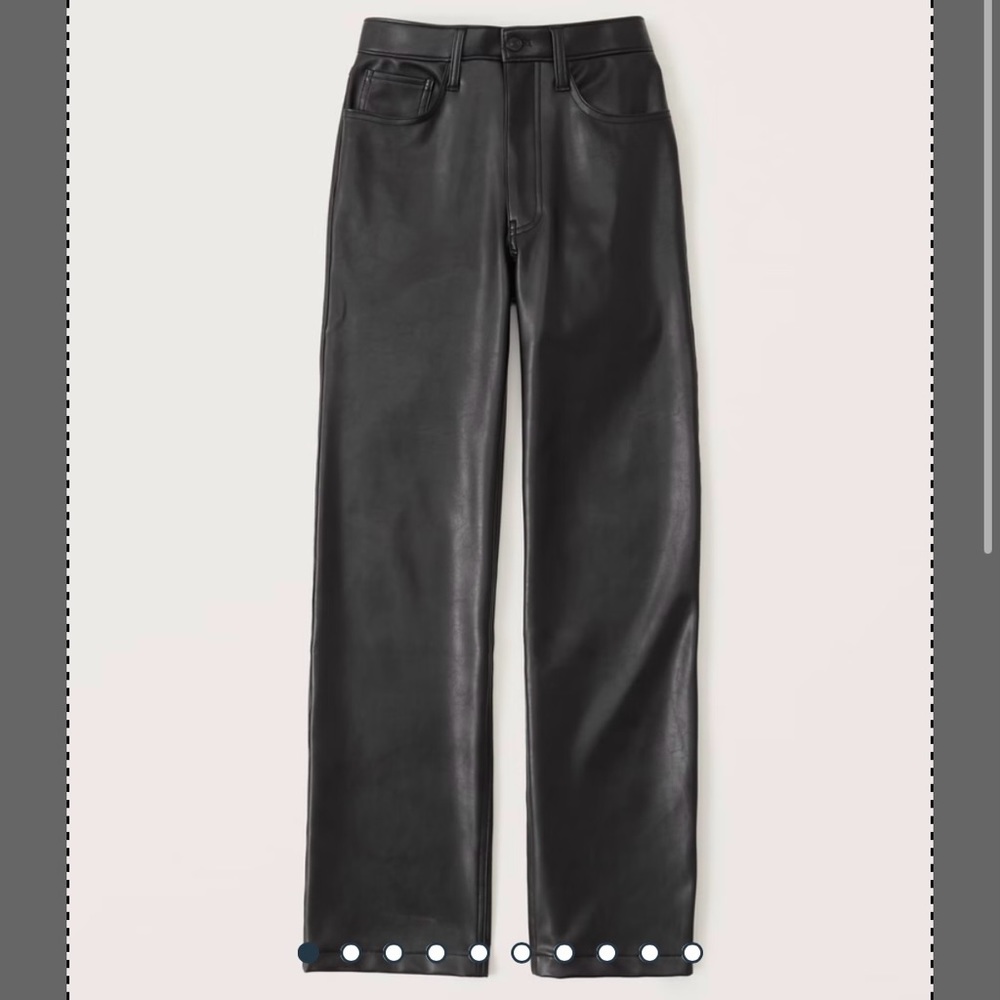 NWT Abercrombie & Fitch Faux Leather Pants